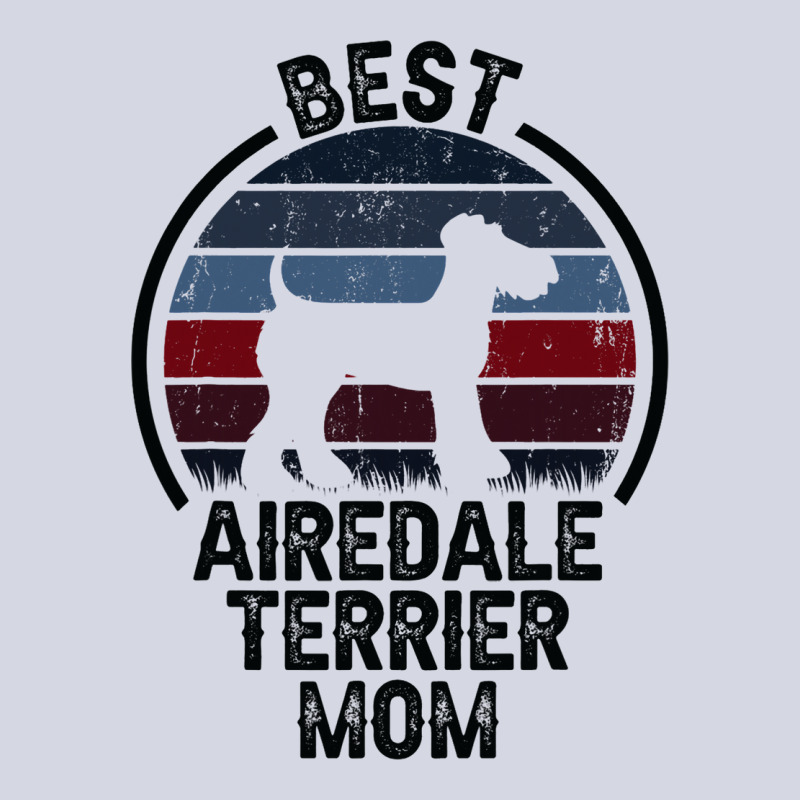 Best Dog Mother Mom Vintage Airedale Terrier 3 Fleece Short by ClementePare | Artistshot