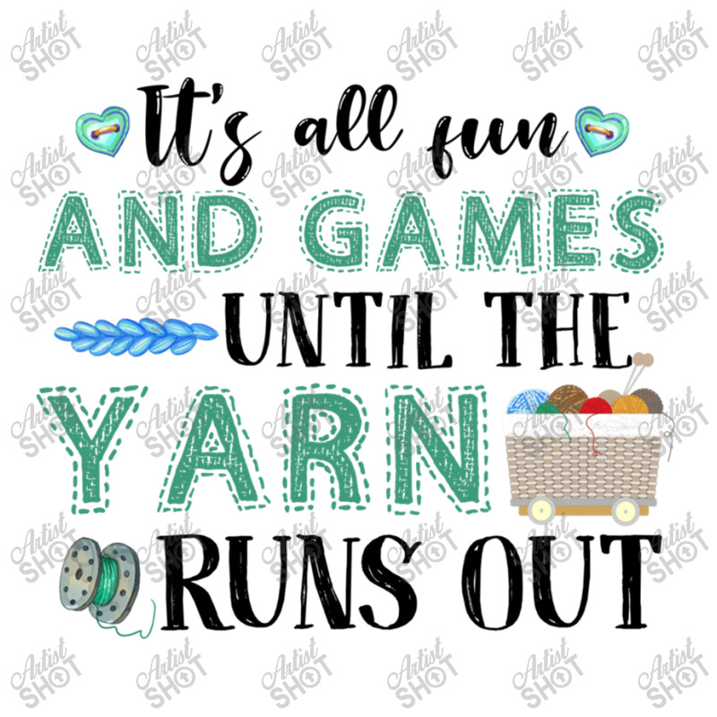 Its All Fun And Games Until The Yarn Runs Out Raglan Crop Top by Jeffrey_Insalaco | Artistshot