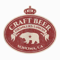 Craft Beer Drinkers Union   Sonoma California T Shirt Raglan Crop Top | Artistshot