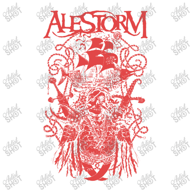 Alestorm   'plunder' Red Inner Glow Raglan Crop Top by Larise_Store | Artistshot