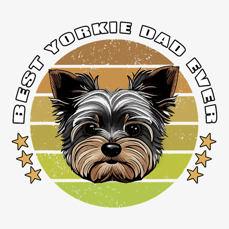 Best Yorkie Dad Ever Yorkshire Terrier Vintage Ret Ladies Fitted T-Shirt by ALFREDANDRE | Artistshot