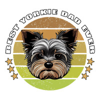 Best Yorkie Dad Ever Yorkshire Terrier Vintage Ret Women's V-neck T-shirt | Artistshot