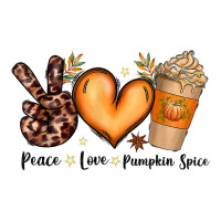 Peace Love Pumpkin Spice Funny Autumn Fall Season Women T Shirt Raglan Crop Top | Artistshot