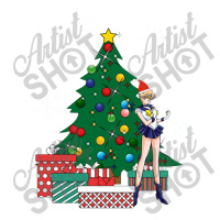 Uranus Around The Christmas Tree Sailor Moon Raglan Crop Top | Artistshot