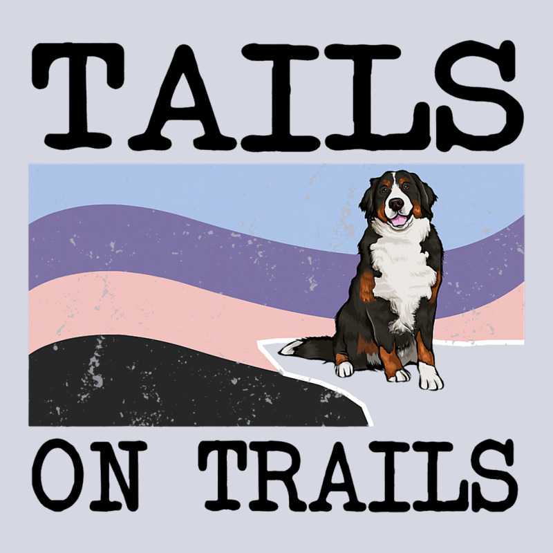 Bernese Mountain Dog Tails On Trails Funny Dog Hik Fleece Short | Artistshot