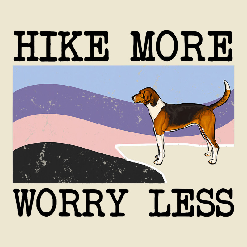 American Foxhound Hike More Worry Less Graphic Hik Cropped Hoodie by ROBERTMORRISON | Artistshot