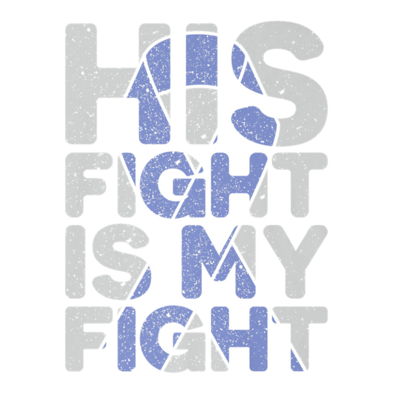 His Fight Is My Fight Esophageal Cancer Awareness Raglan Crop Top by AliBeatriz | Artistshot