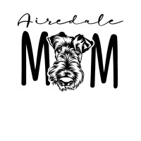 Airedale Mom Shirt Funny Dog Mom Airedale Terrier  Crop Top | Artistshot