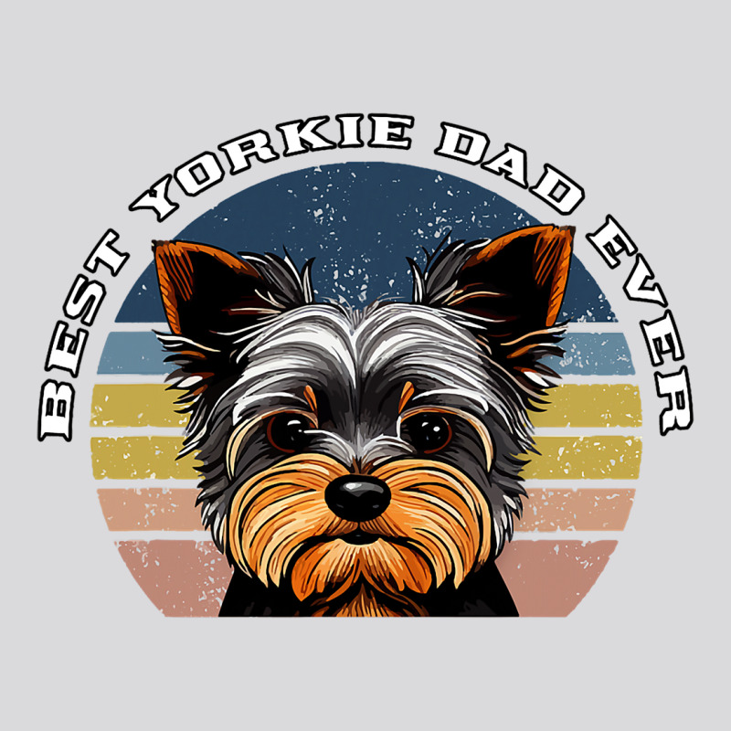 Best Yorkie Dad Ever Yorkshire Terrier Vintage Ret Women's Triblend Scoop T-shirt by DENNISDAVIS | Artistshot