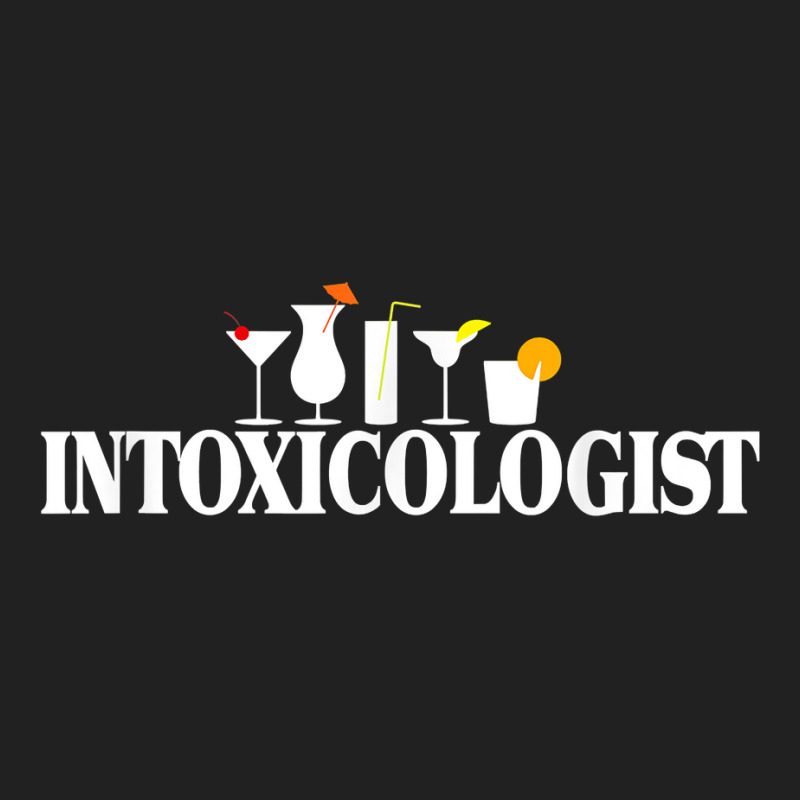 Intoxicologist T Shirt, Bartender Mixologist Bar Gift Shirt Basic T-shirt by waltervanderwilt1 | Artistshot