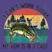 Mens I Can't Work Today, My Arm Is In A Cast, Fishing Vintage Basic T-shirt | Artistshot