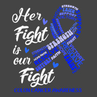 Colon Cancer Awareness T  Shirt Colon Cancer Awareness Her Fight Is Ou Basic T-shirt | Artistshot