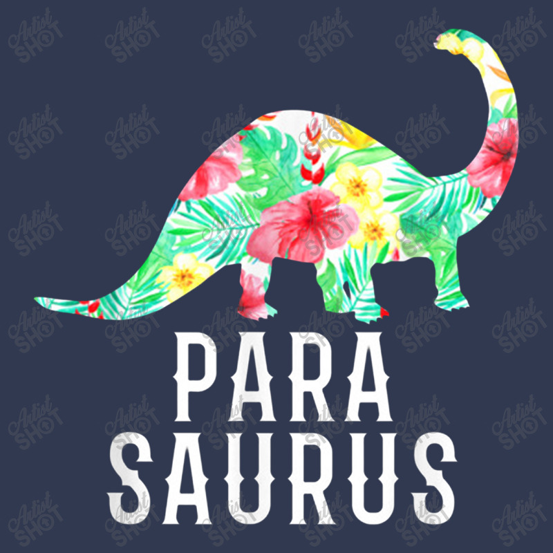 Parasaurus Paraprofessional Funny Dinosaur Floral Basic T-shirt | Artistshot