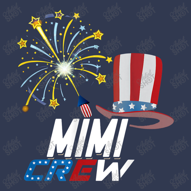 Mimi Crew 4th Of July Patriotic American Family Matching Basic T-shirt | Artistshot