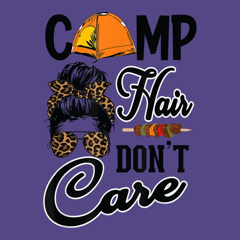 Ladies Camp Hair Don't Care Funny Outdoors Women Teen Girls T Shirt Basic T-shirt | Artistshot