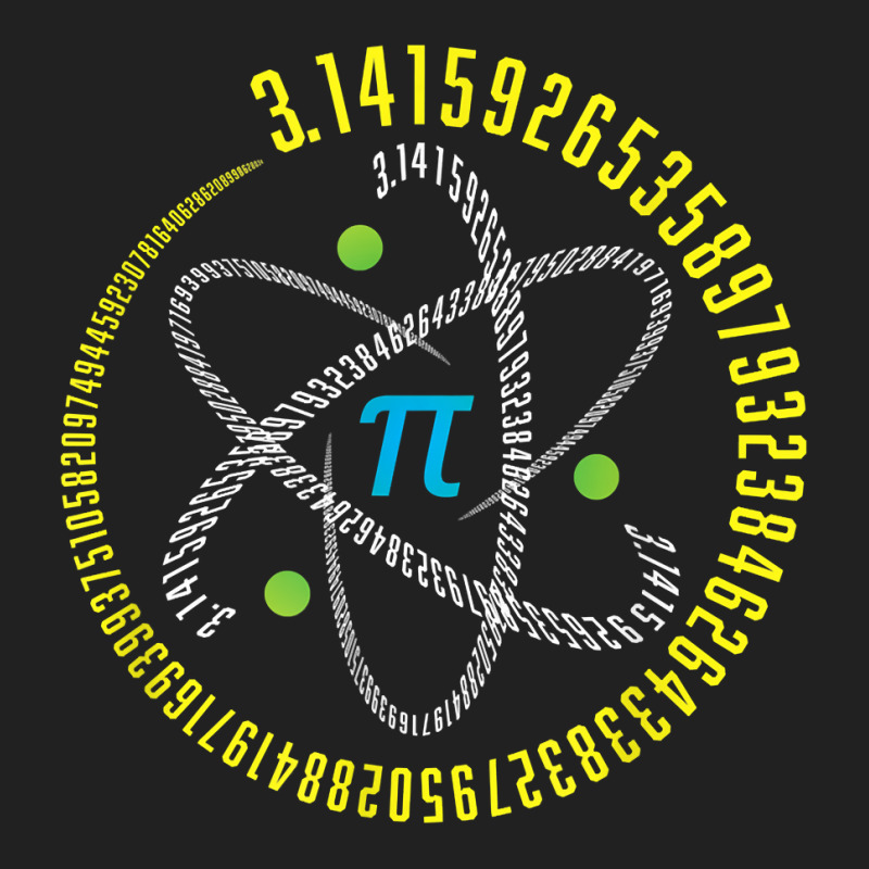 Atom Pi Math Science Stem Gift 3.14 Pi Day T Shirt Basic T-shirt | Artistshot