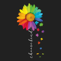 Womens Choose Kind Autism Awareness Rainbow Sunflower Warrior Gifts V Basic T-shirt | Artistshot