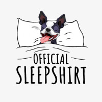 Boston Terrier Dog Lovers Sleepshirt Gift Apparel Ladies Fitted T-shirt | Artistshot