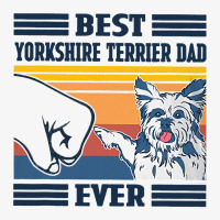 Best Yorkshire Terrier Dad Ever Shirt Vintage Fath Ladies Fitted T-shirt | Artistshot