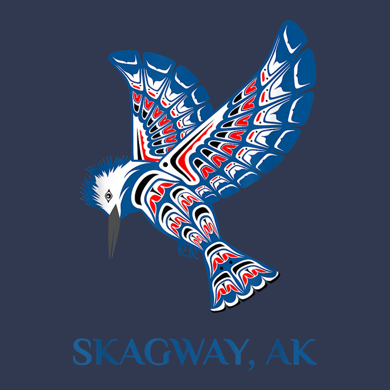 Skagway Alaska Kingfisher Native American Indian Bird Art T Shirt Basic Youth T-shirt by damarcusswabb | Artistshot