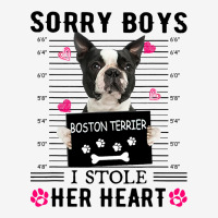 Black Boston Terrier Sorry Boys I Stole Her Heart Adjustable Cap | Artistshot