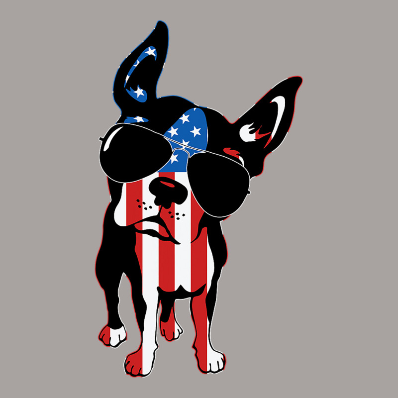 Boston Terrier Dog T Shirt American Flag Independe Racerback Tank by NAOMIMONTGOMERY | Artistshot