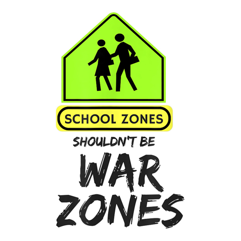 School Zones Shouldn't Be War Zones Protest March T Shirt Raglan Crop Top by cm-arts | Artistshot