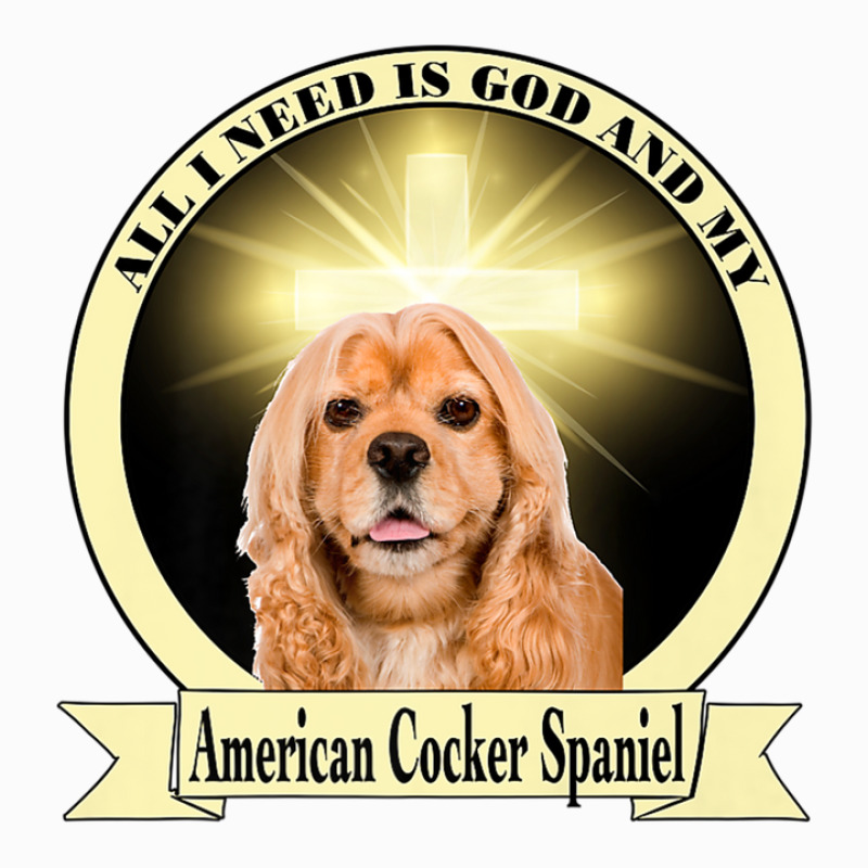 All I Need Is God And My American Cocker Spaniel Raglan Crop Top by RaidenKelly | Artistshot