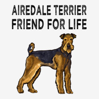 Airedale Terrier Friend For Life Dog Friendship 3 Scorecard Crop Tee | Artistshot