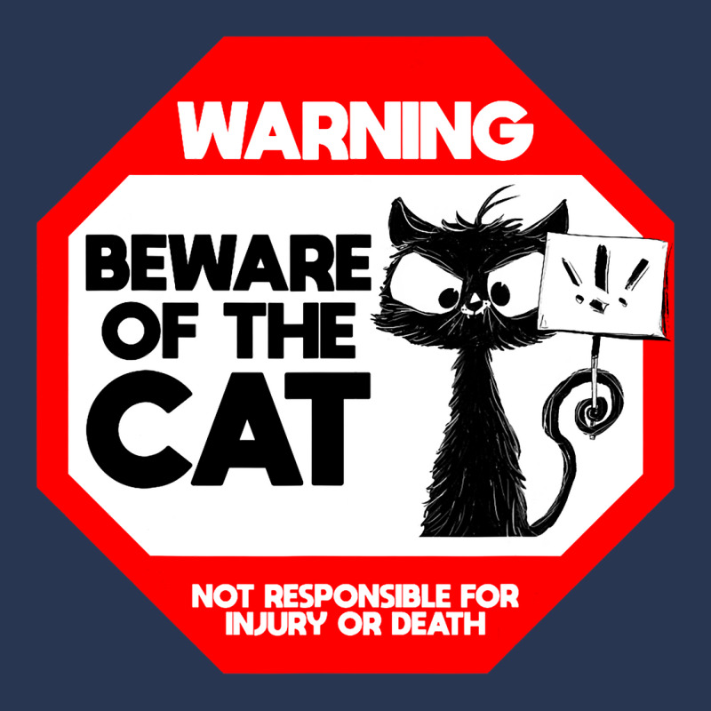 Beware Of Cat Funny Saying Angry Cat Funny Black C Ladies Denim Jacket by ADDIECRUZ | Artistshot