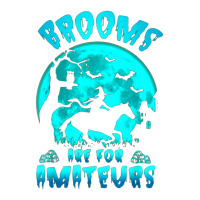 Brooms Are For Amateurs   Funny Witch Riding Horse Halloween Raglan Crop Top | Artistshot