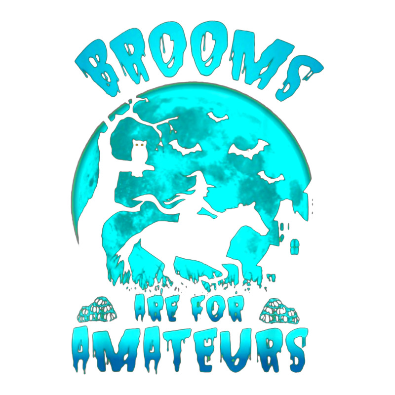 Brooms Are For Amateurs   Funny Witch Riding Horse Halloween Raglan Crop Top by Newshirt | Artistshot