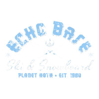 Echo Base Skiing (distressed) Raglan Crop Top | Artistshot