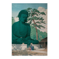 The Great Buddha Of Kamakura, The Great Buddha Of Kamakura Vinatge, Th Raglan Crop Top | Artistshot