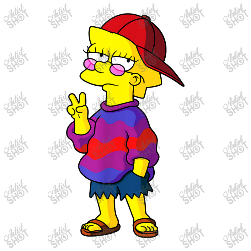 Lisa The Simpsons Funny Kid Raglan Crop Top by BestTees | Artistshot