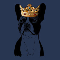 Boston Terrier Dog Wearing Crown Ladies Denim Jacket | Artistshot