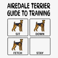 Airedale Terrier Guide To Training Dog Obedience 3 Ladies Fitted T-shirt | Artistshot