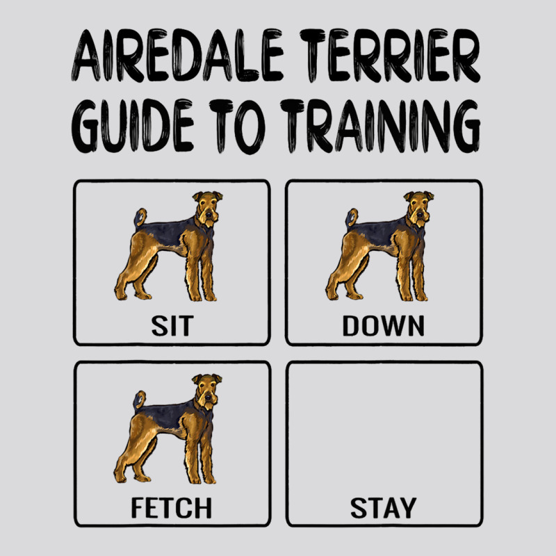 Airedale Terrier Guide To Training Dog Obedience 3 Women's Triblend Scoop T-shirt by JOHNBLOMEYER | Artistshot