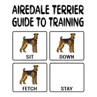 Airedale Terrier Guide To Training Dog Obedience 3 Crop Top | Artistshot