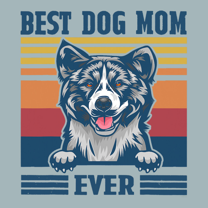 Best Akita Mom Ever Funny Dog Mom Mothers Day Gift Unisex Sherpa-lined Denim Jacket | Artistshot