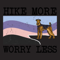 Airedale Terrier Hike More Worry Less Graphic Hiki Vintage Cap | Artistshot