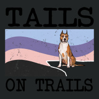 American Staffordshire Terrier Tails On Trails Fun Duffel Bag | Artistshot