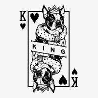 Boston Terrier King Of Hearts Cute Dog Playing Car Ladies Fitted T-shirt | Artistshot