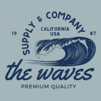 Beach Surfing Surfer Surf Waves Unisex Sherpa-lined Denim Jacket | Artistshot