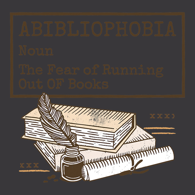 Abibliophobia Noun The Fear Of Running Out Of Book Ladies Curvy T-Shirt by Happinessit | Artistshot