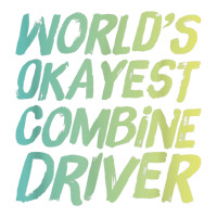 World's Okayest Combine Driver   Fun Farming Raglan Crop Top | Artistshot