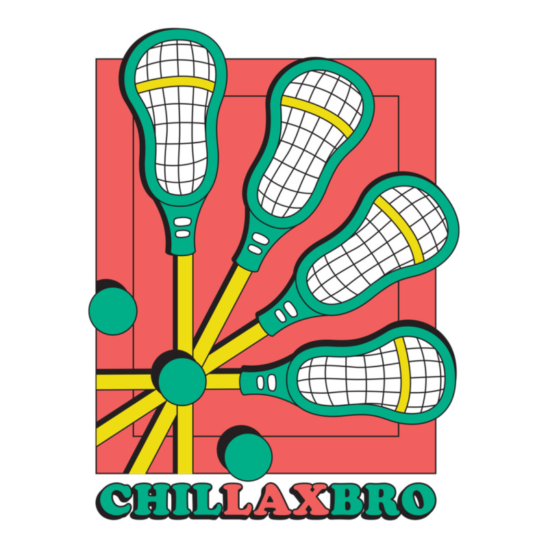 Funny Lacrosse Sticks And Balls Chillax Bro Lacrosse Team Sweatshirt Raglan Crop Top by cm-arts | Artistshot