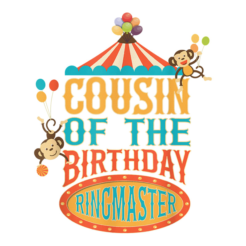 Cousin Of The Birthday Ringmaster Kids Circus Party B-day Raglan Crop Top by ChristianLing | Artistshot