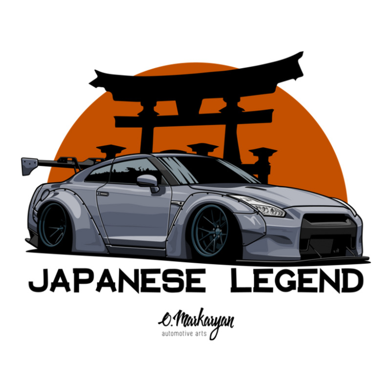 Gtr. Japanese Legend (gray) Raglan Crop Top by MarshaleenAnnetteHammer | Artistshot