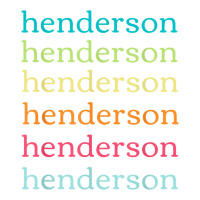 Henderson Nevada (nv) Cute And Colorful Repeating Text Raglan Crop Top | Artistshot